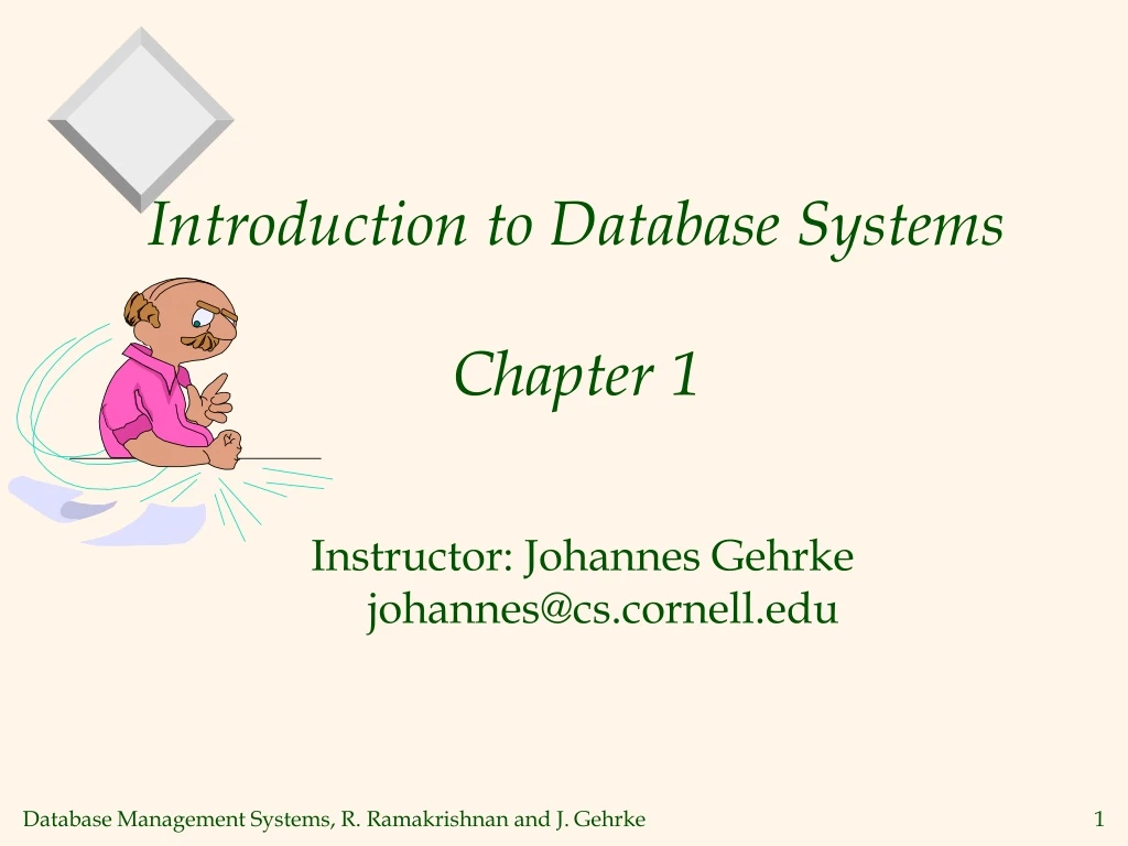 introduction to database systems chapter 1