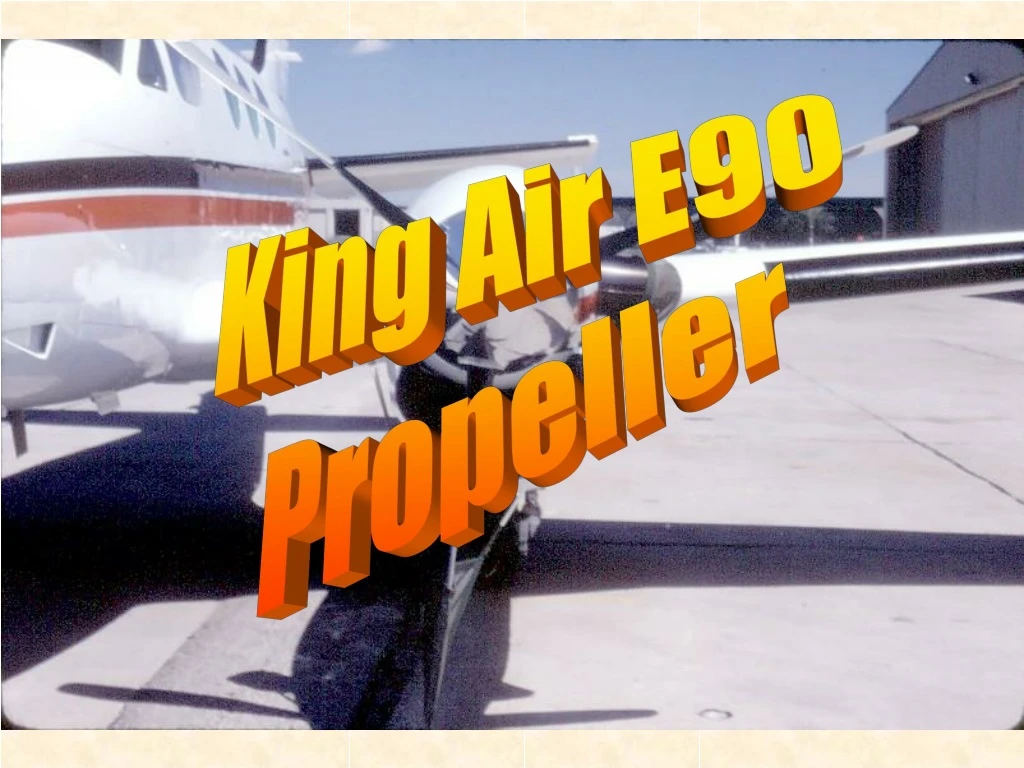 king air e90 propeller