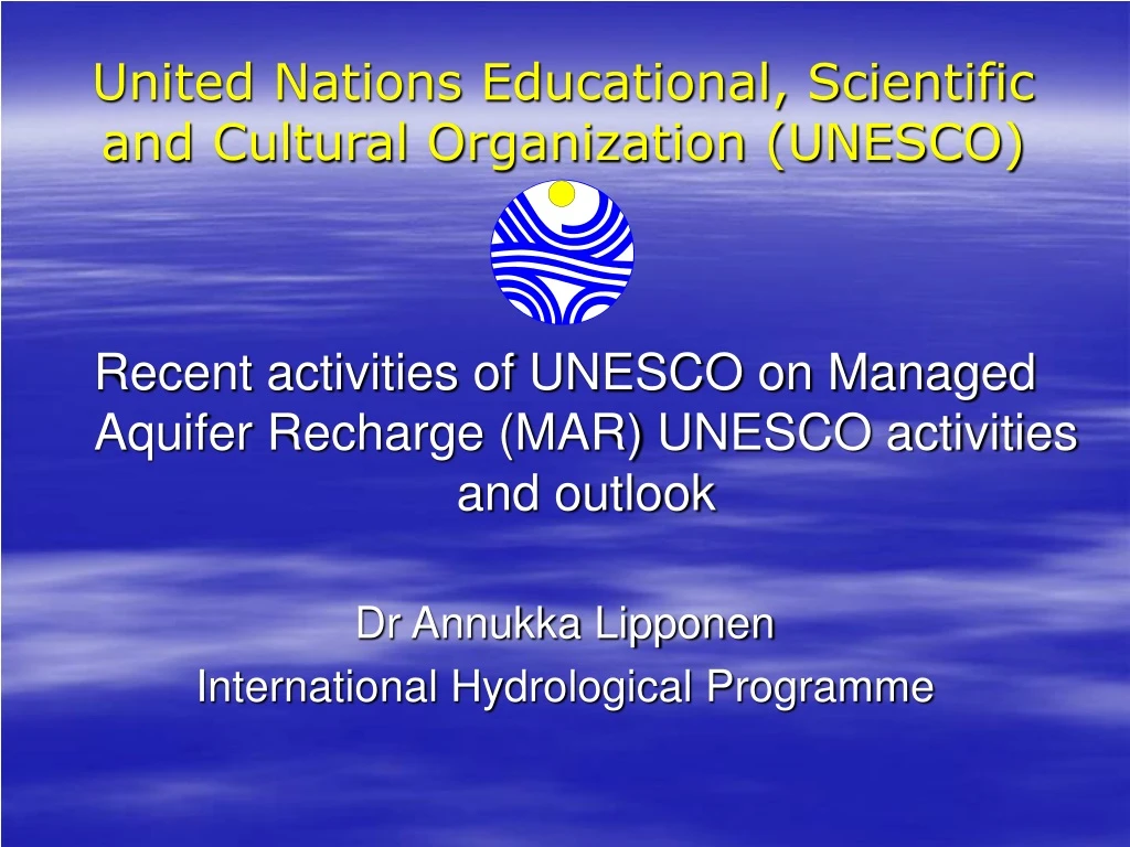 united nations educational scientific and cultural organization unesco