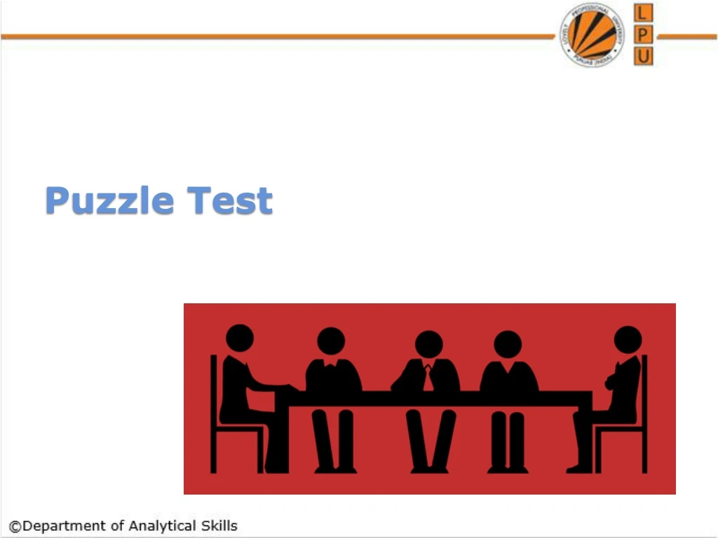 puzzle test