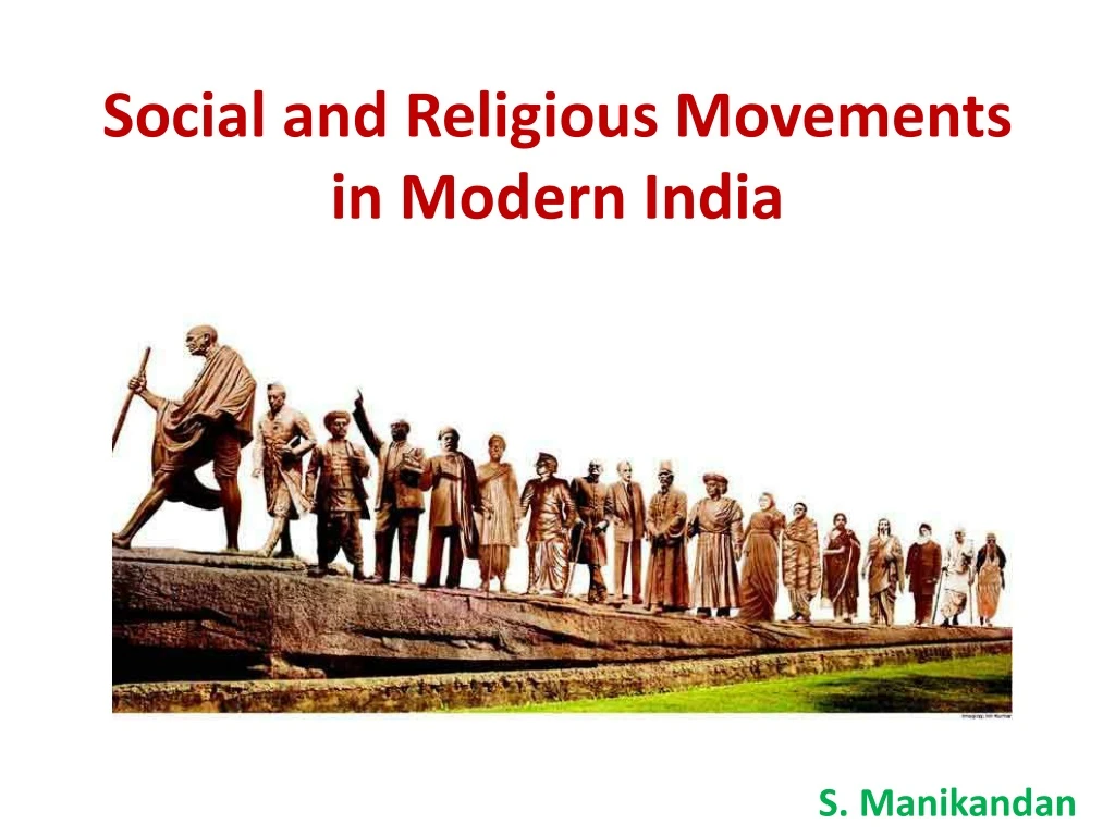 social and religious movements in modern india