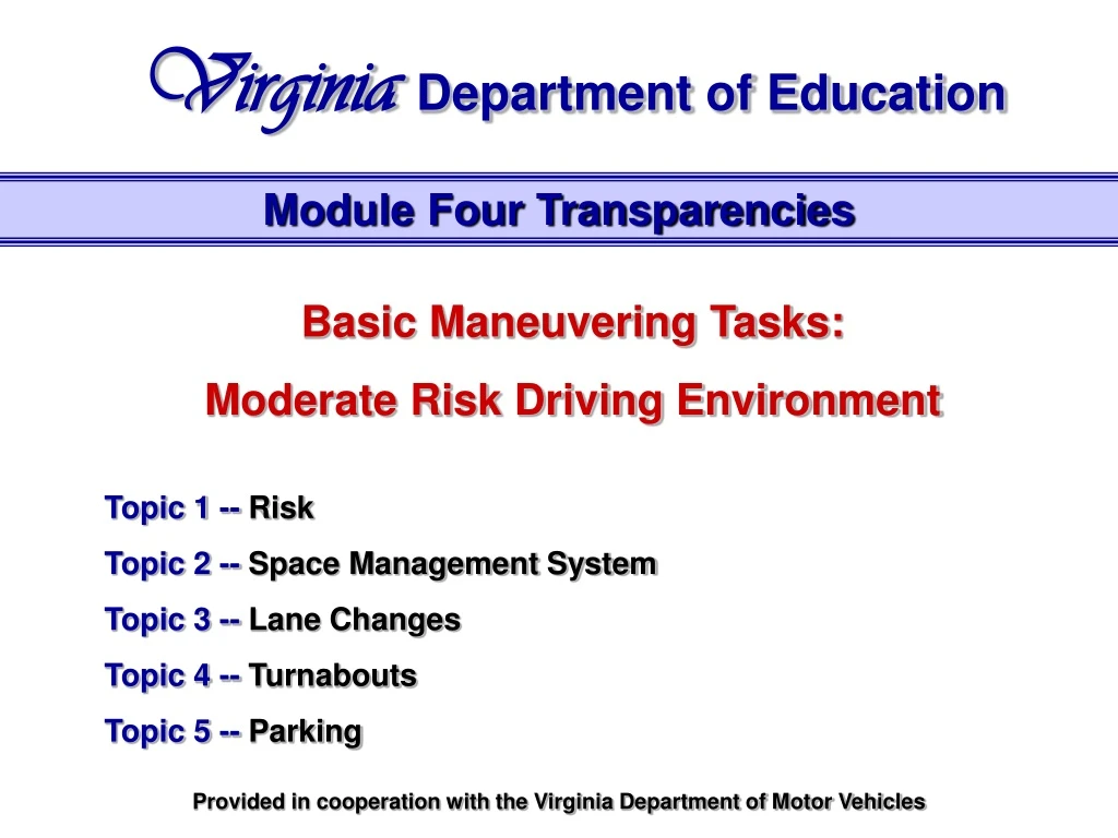 virginia department of education