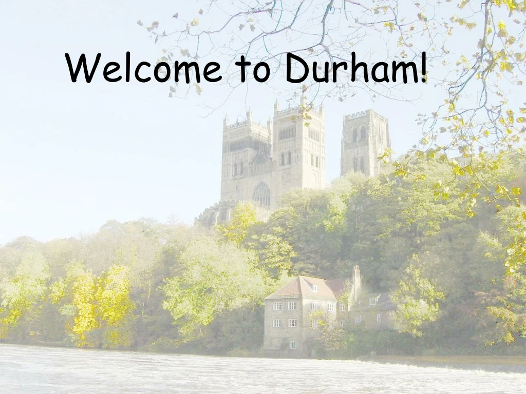 welcome to durham