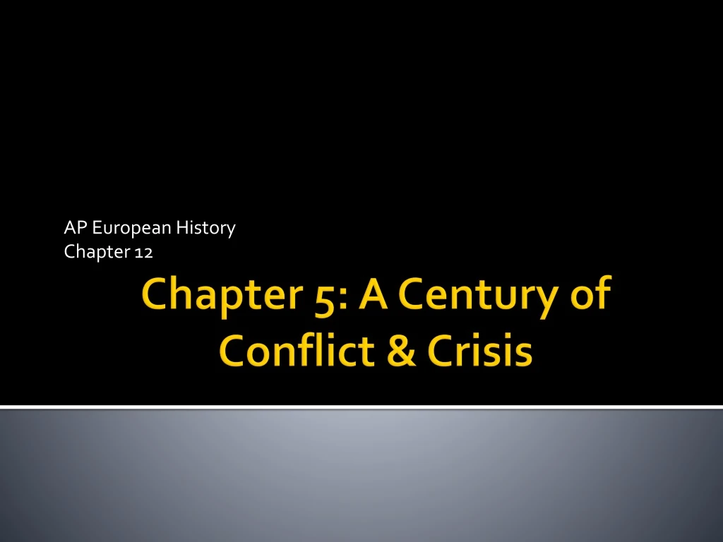 ap european history chapter 12