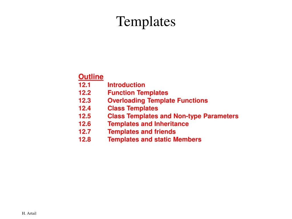 templates