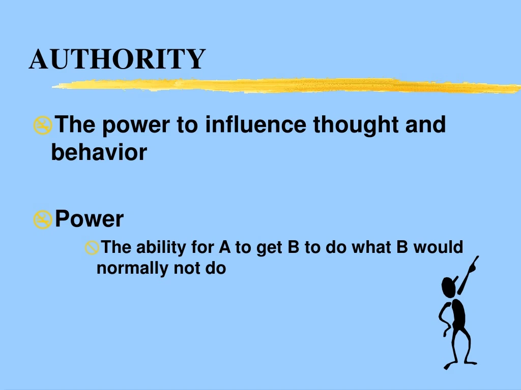 authority