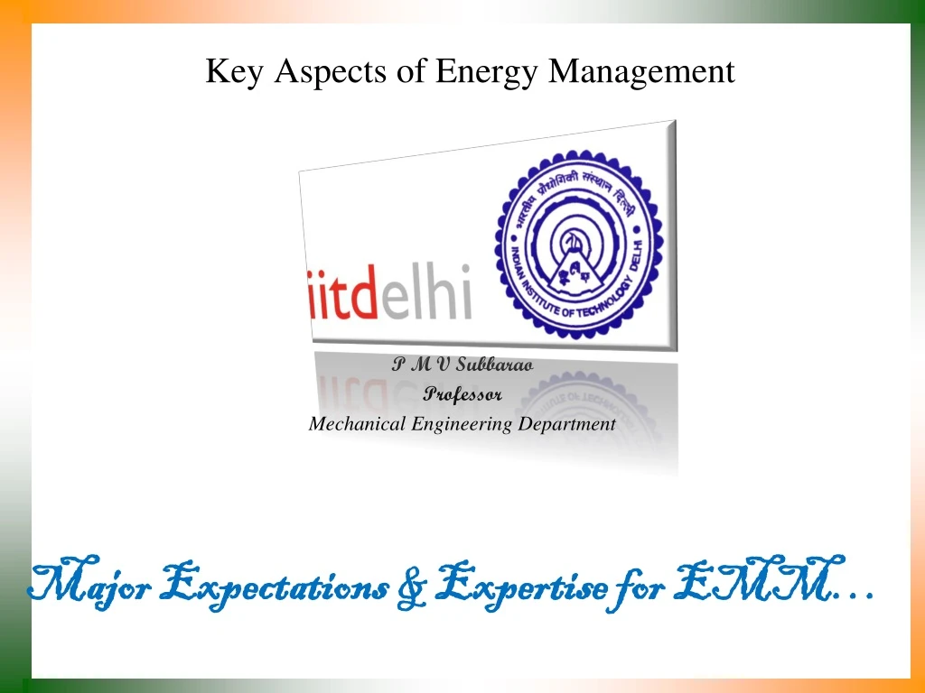 key aspects of energy management