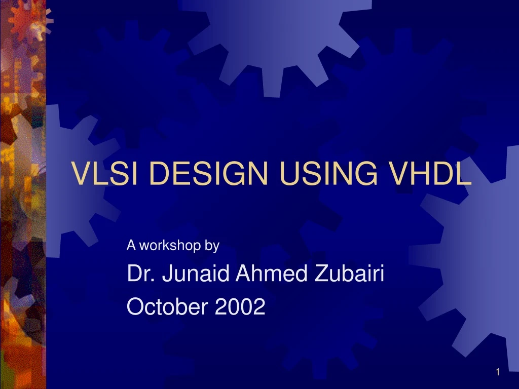 vlsi design using vhdl