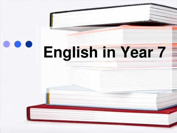 English in Year 7