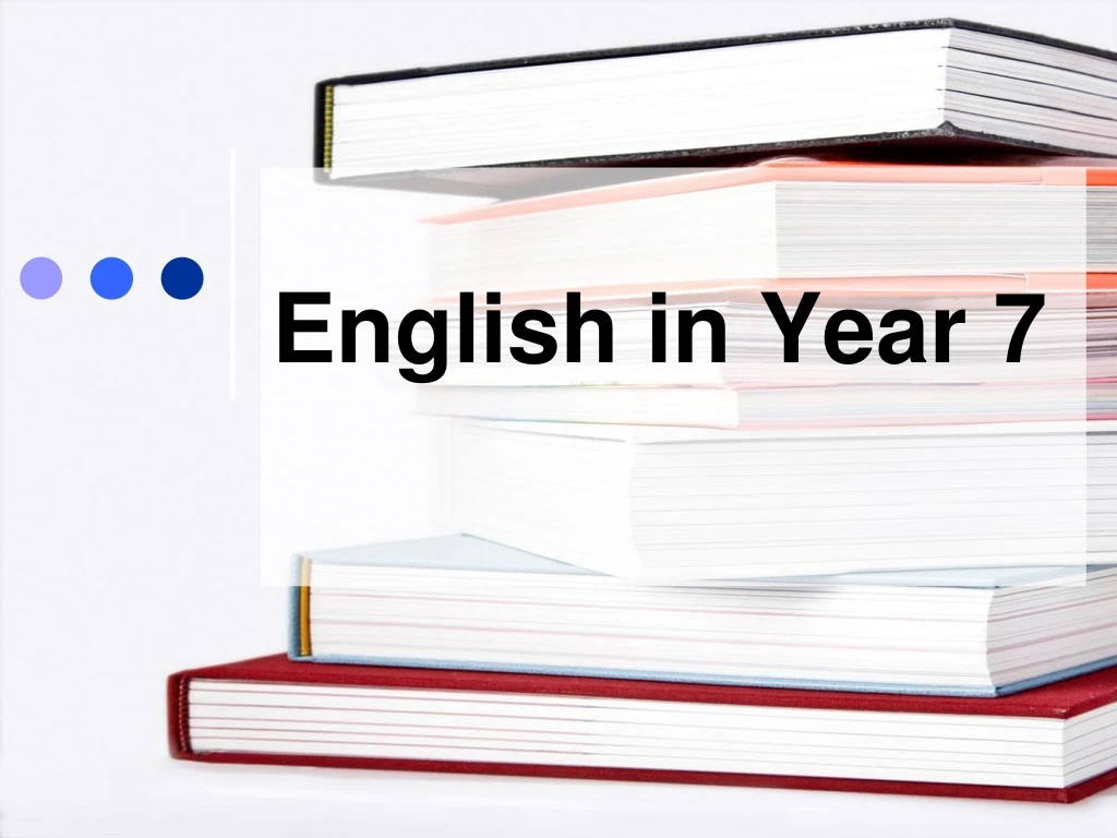 english in year 7