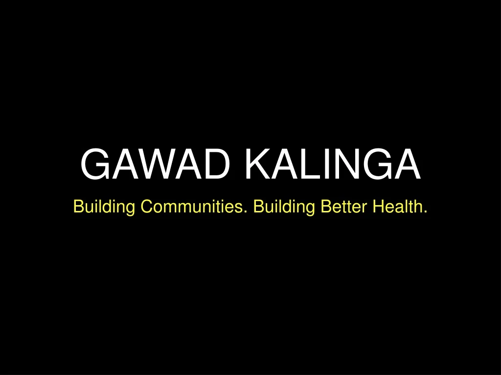 gawad kalinga