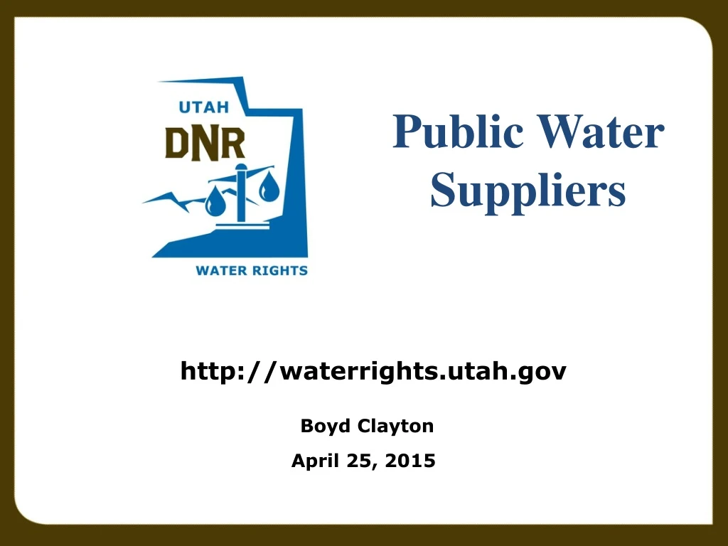 utah division of water rights