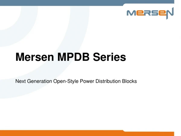 Mersen MPDB Series