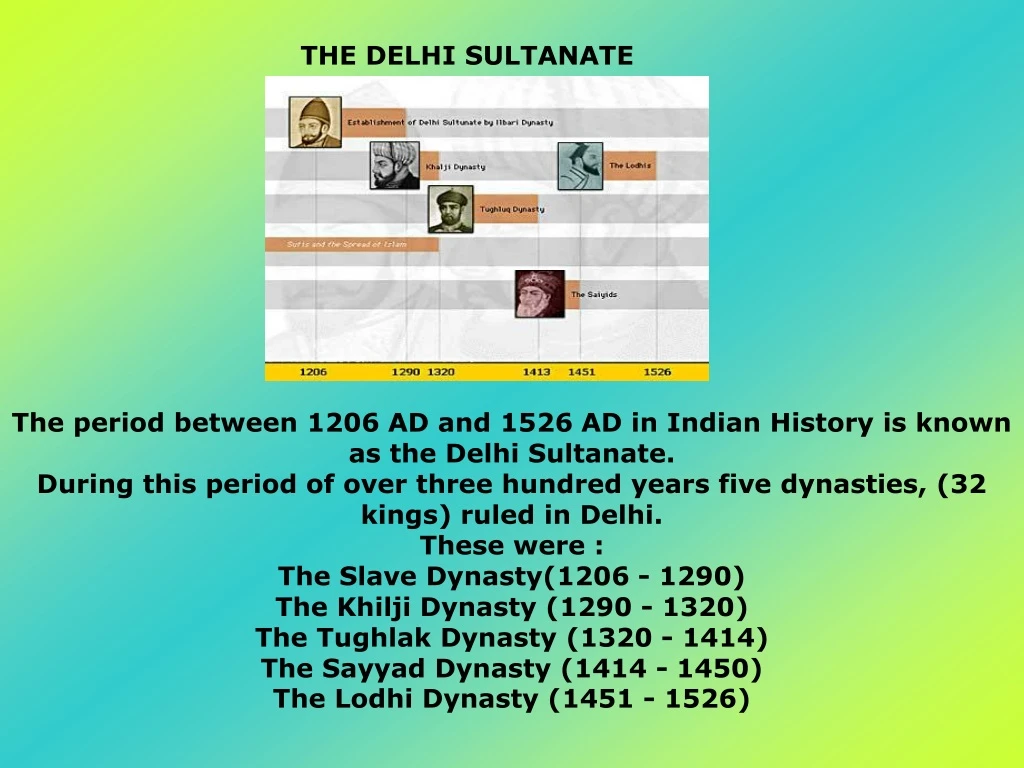 the delhi sultanate