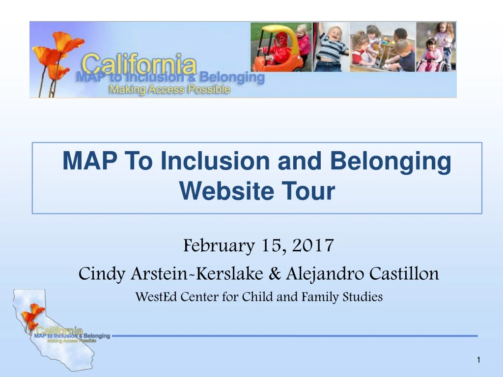 map to inclusion and belonging website tour