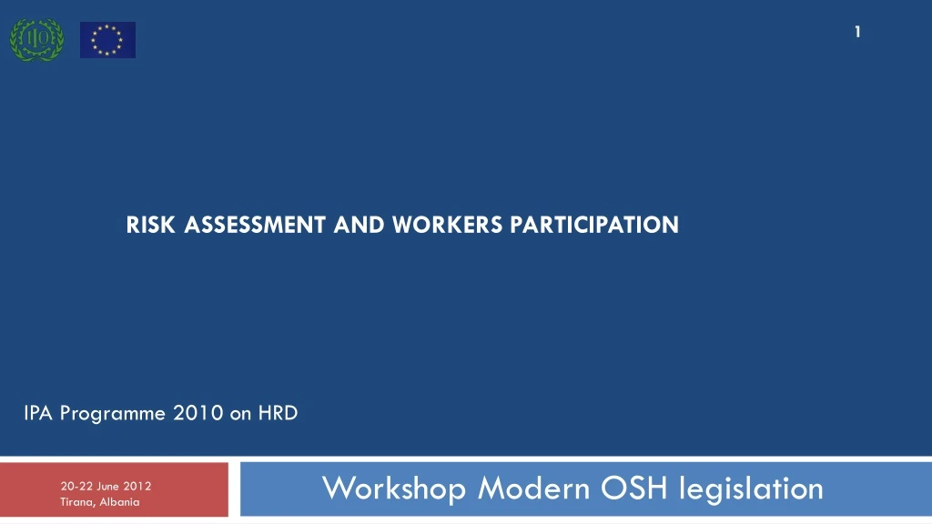 risk assessment and workers participation