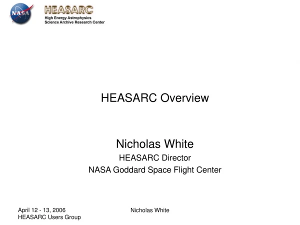 HEASARC Overview