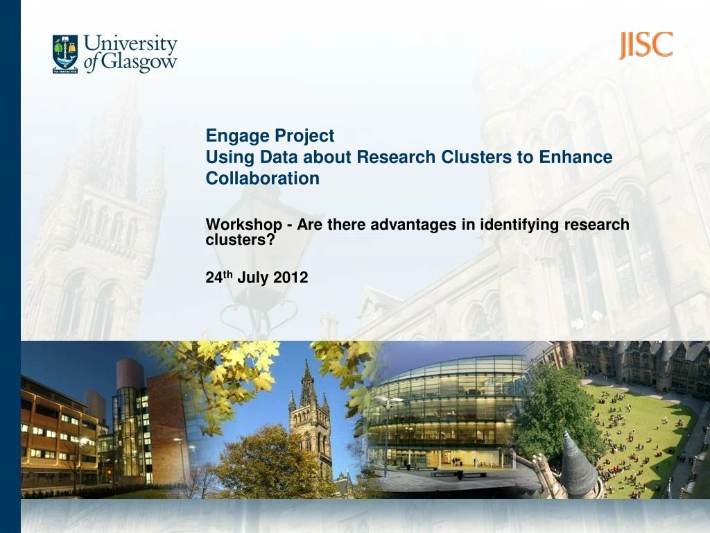 engage project using data about research clusters to enhance collaboration