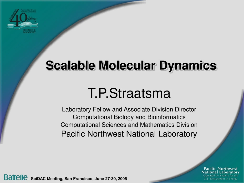 scalable molecular dynamics