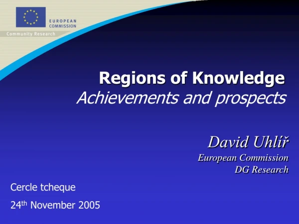David Uhlíř European Commission DG Research