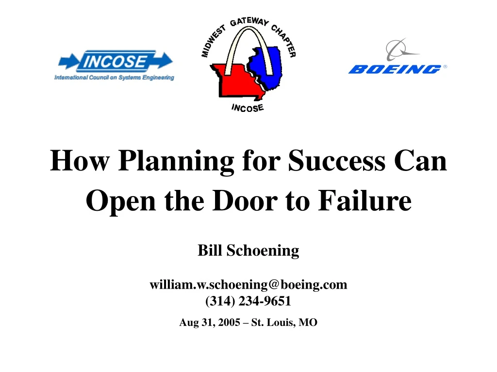 how planning for success can open the door