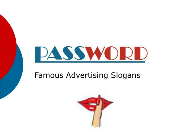 Famous Advertising Slogans