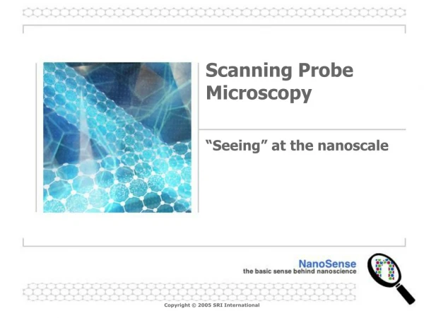 Scanning Probe Microscopy