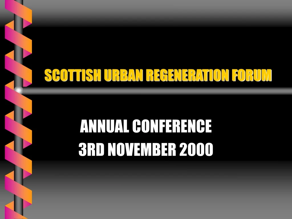 scottish urban regeneration forum