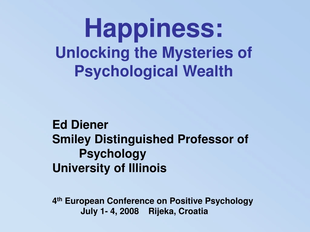 happiness unlocking the mysteries