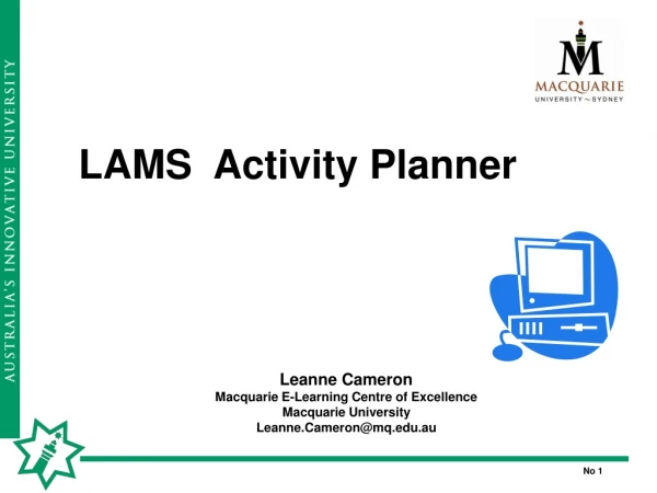 LAMS  Activity Planner