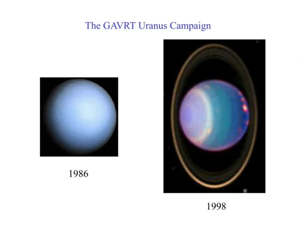 The GAVRT Uranus Campaign