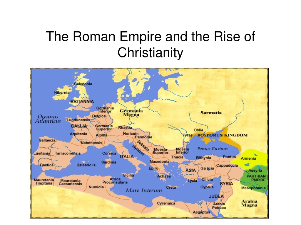 the roman empire and the rise of christianity