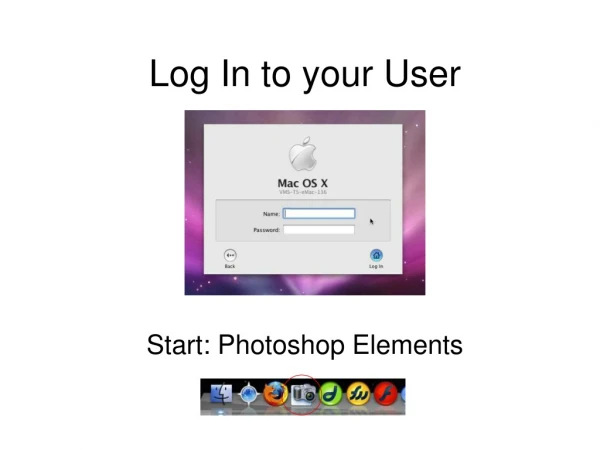 Log In to your User