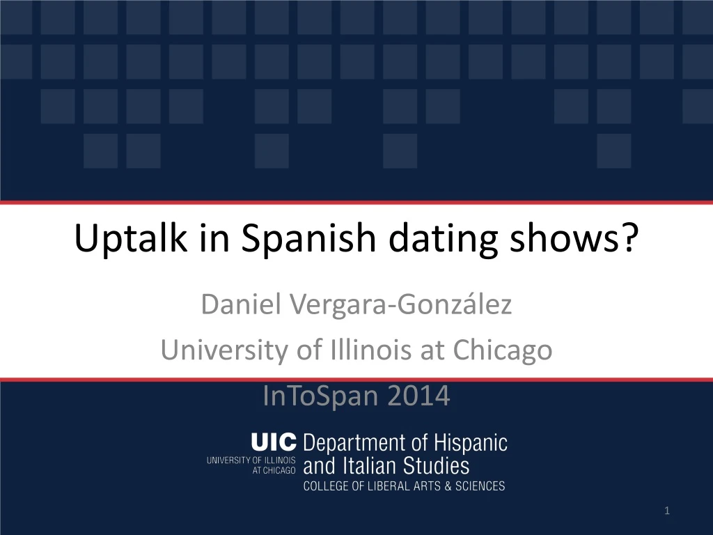 uptalk in spanish dating shows