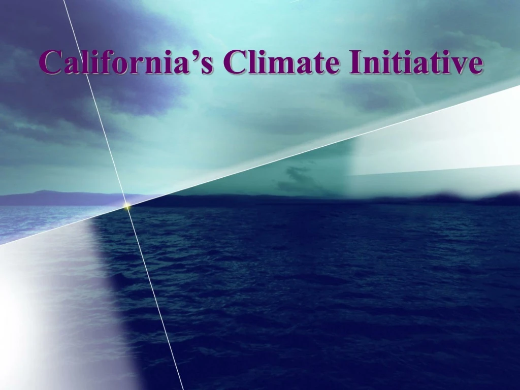 california s climate initiative
