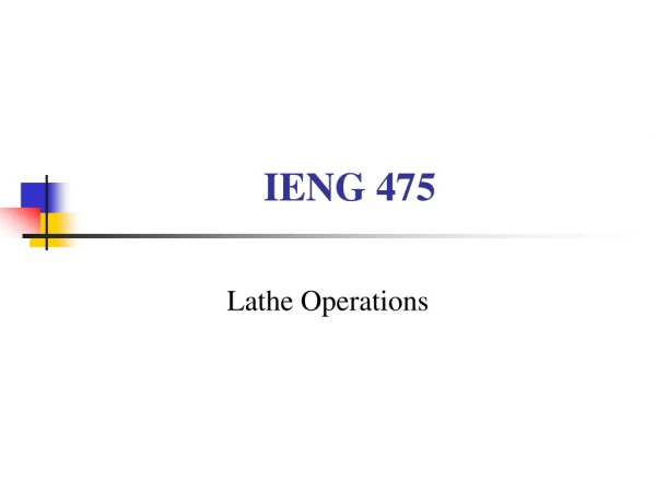 IENG 475