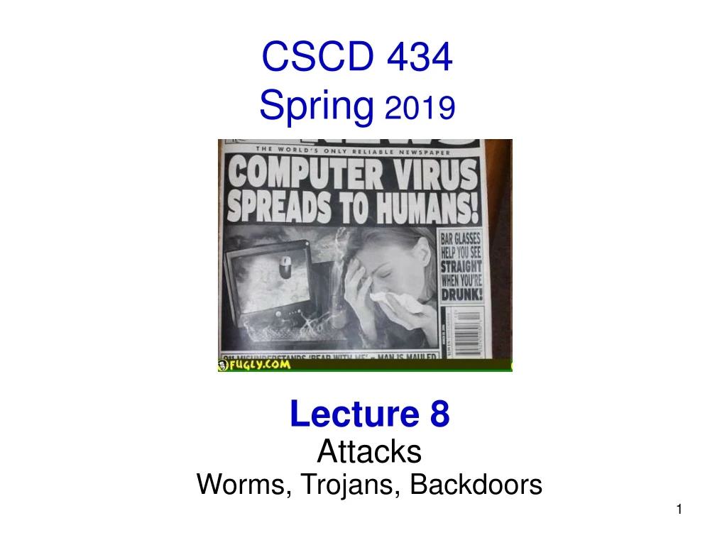 cscd 434 spring 2019