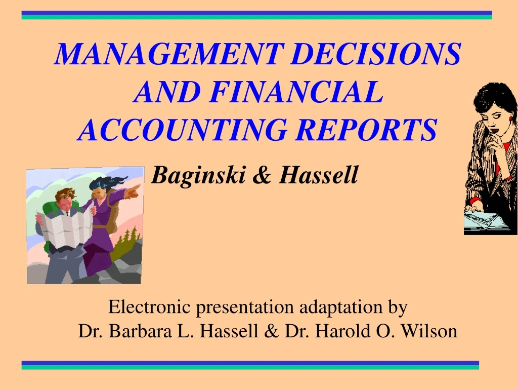 management decisions and financial accounting