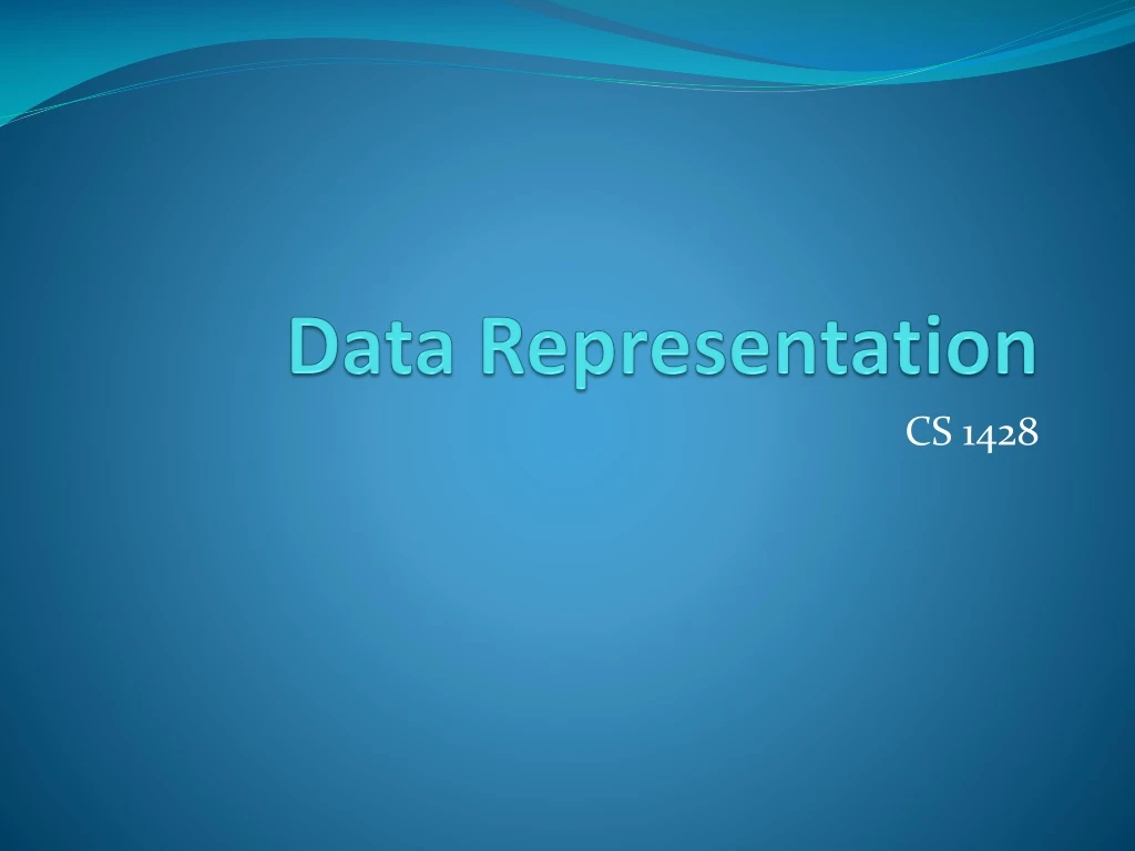 data representation