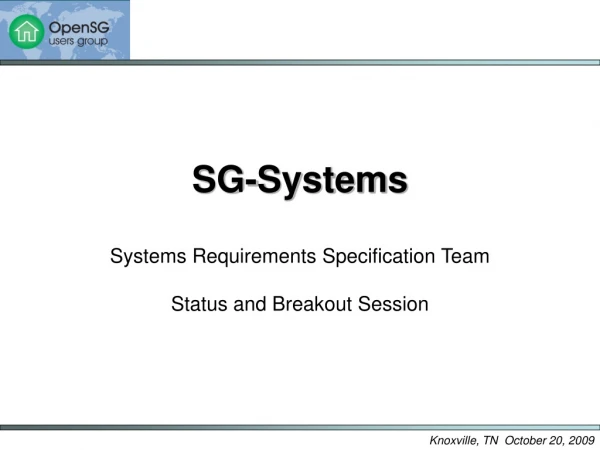 SG-Systems