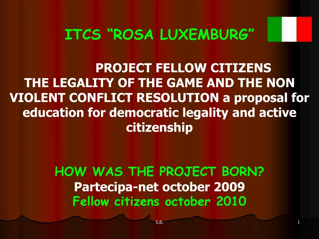 itcs rosa luxemburg project fellow citizens