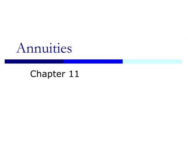 Annuities