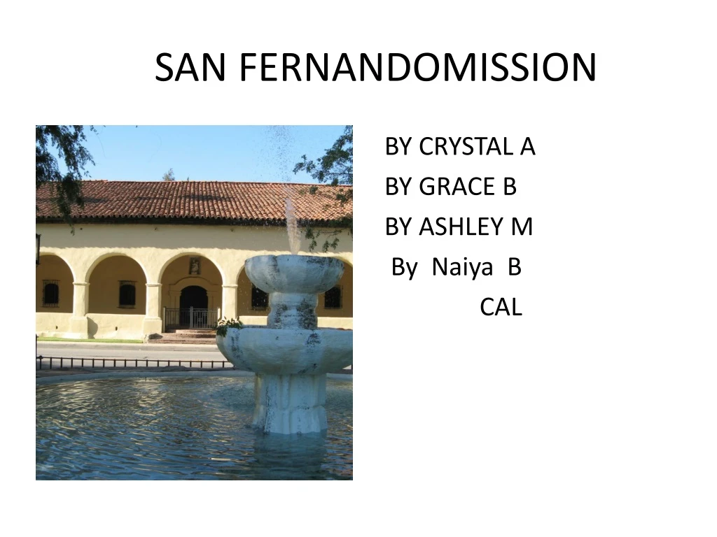 san fernandomission