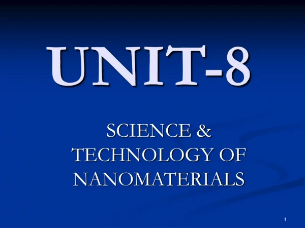 UNIT-8