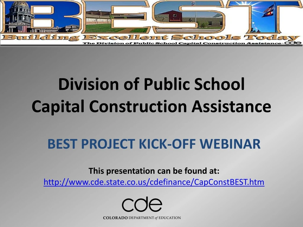 division of public school capital construction assistance