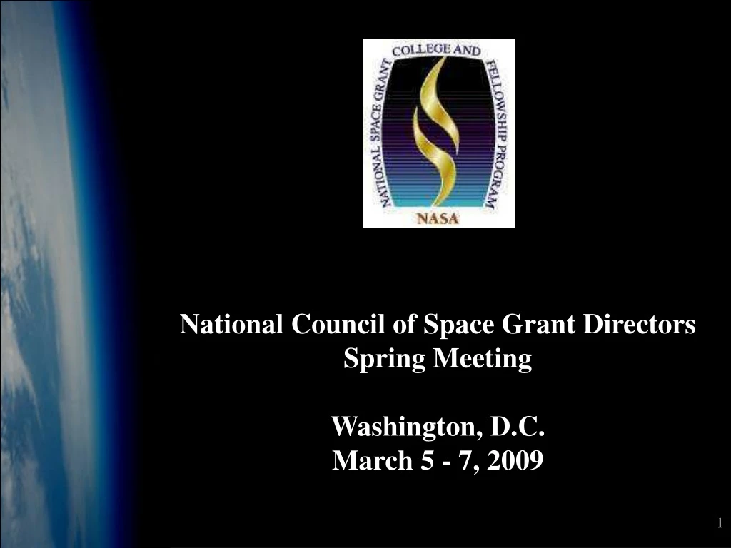 national council of space grant directors spring