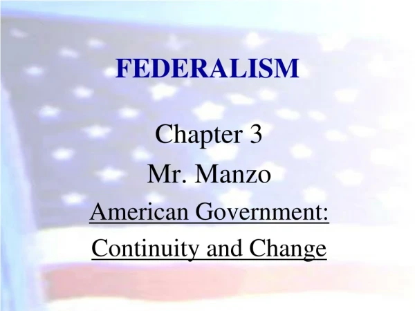 FEDERALISM