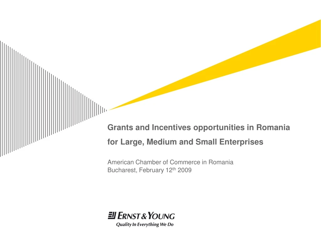 grants and incentives opportunities in romania for large medium and small enterprises