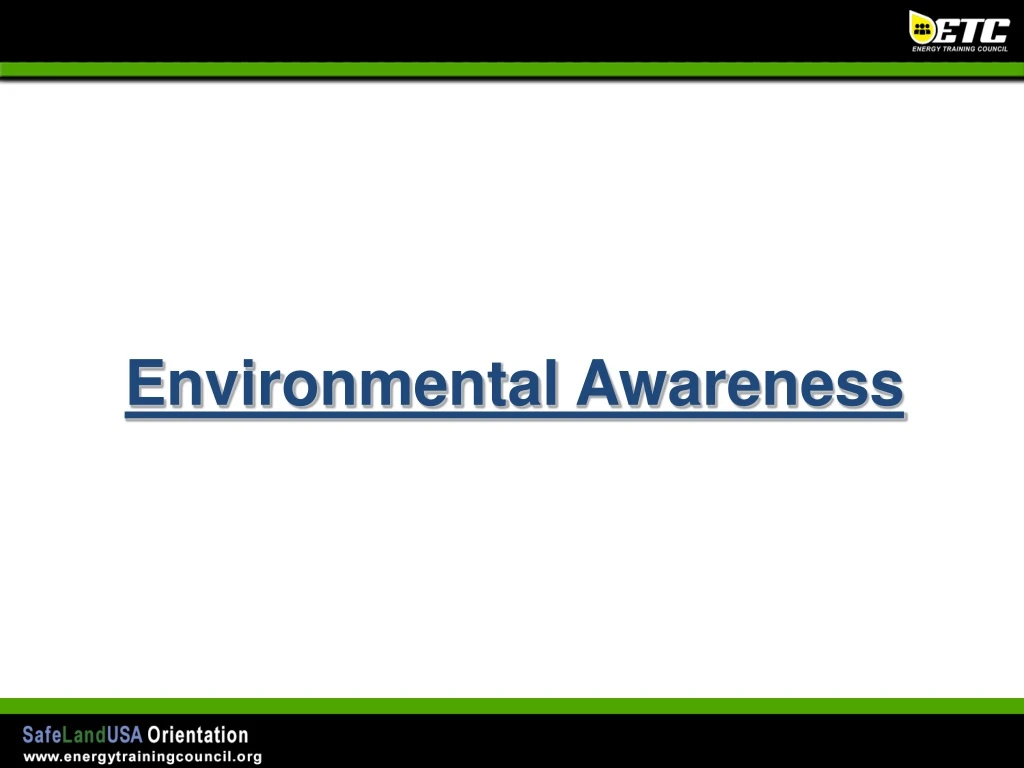 environmental awareness