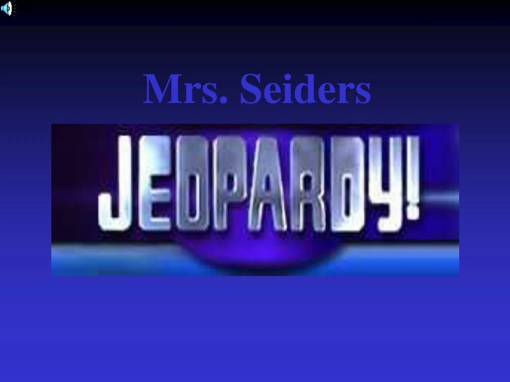 mrs seiders